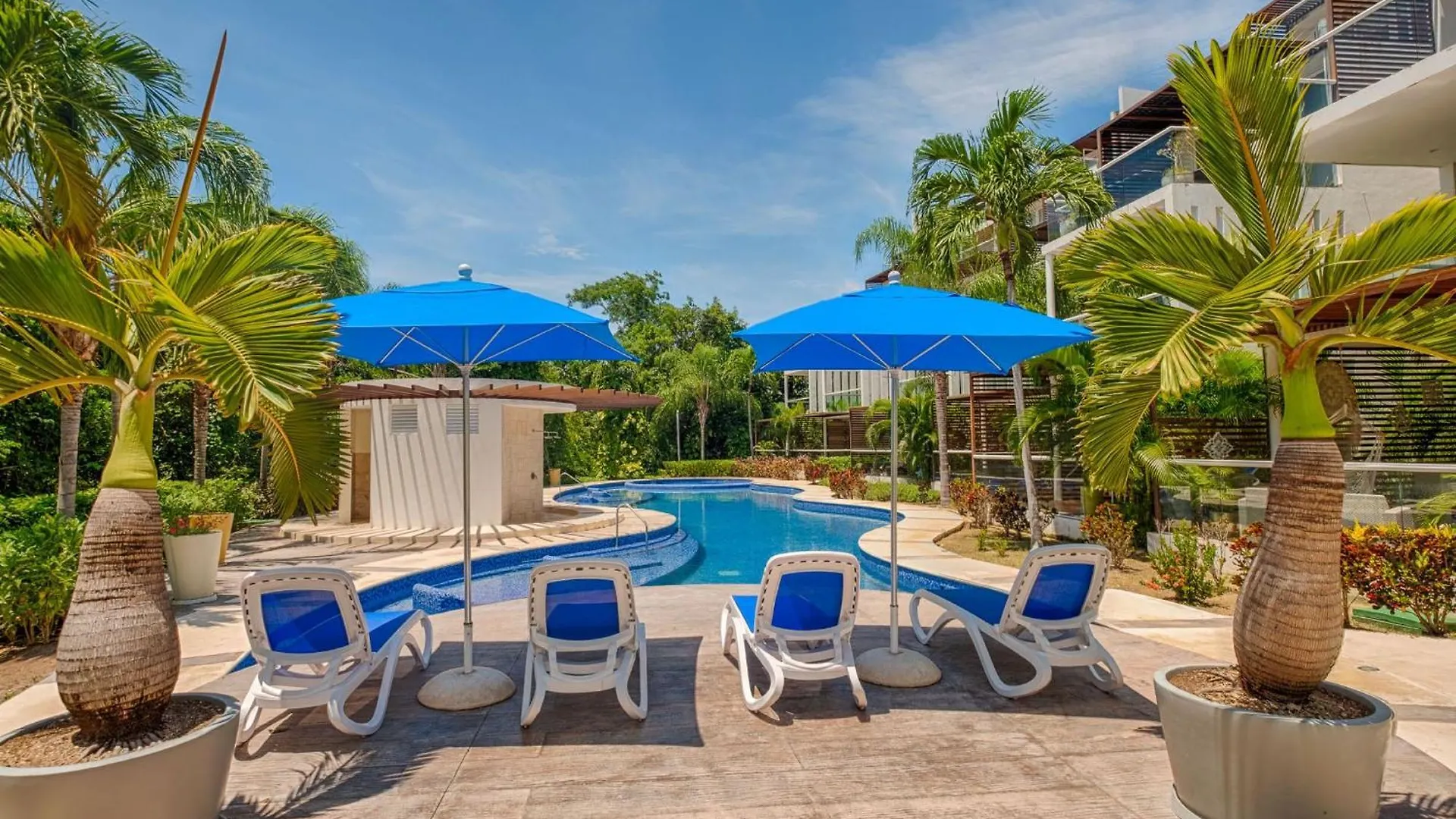 Luxurious Tulum Terrazas 2-Bedroom Condominiuml 아쿠말 펜션